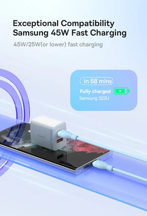 BASEUS Pudding Series 100W USB-C to USB-C Fast Charging Cable