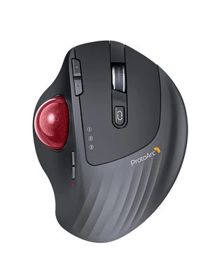PROTOARC EM01 Ergonomic Rechargeable Bluetooth Wireless Trackball Mouse
