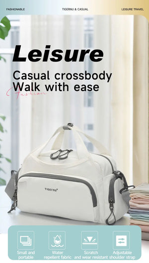 TIGERNU S81195 Large Capacity Waterproof Tote and Crossbody Bag
