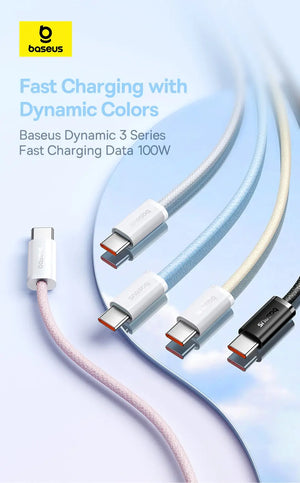 BASEUS Dynamic 3 Series 100W USB-C to USB-C Fast Charging Cable