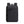 Black waterproof travel backpack front view with top handle and front panel