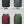 Lightweight waterproof compact backpack display: black, light gray, red, and green colors
