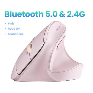 UGREEN M571 Dual-Mode Ergonomic Vertical Bluetooth Wireless Mouse