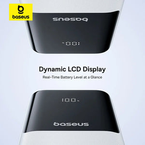 BASEUS Lipow Dual Cable Power Bank with Digital Display