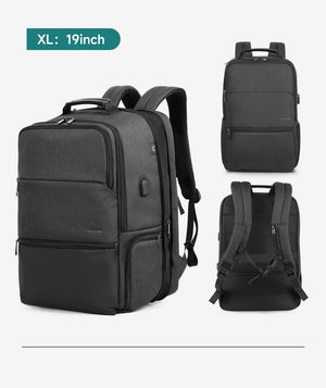TIGERNU B3905 Large Capacity Waterproof Travel Backpack with USB Charging Port