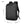 Black large capacity travel backpack, front zip pockets and padded back straps
