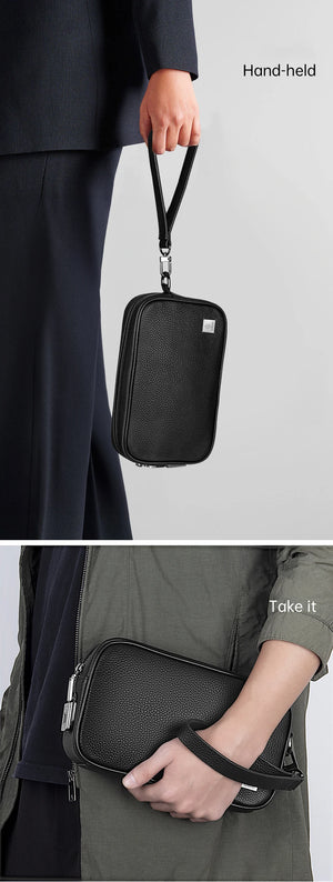 WiWU Waterproof Tech Storage Bag with Fingerprint Lock