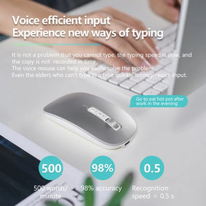 JOMAA AI Smart Voice Ergonomic Bluetooth Wireless Mouse