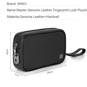 WiWU Waterproof Tech Storage Bag with Fingerprint Lock