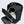 Black travel backpack open multi-layer compartments with laptop sleeve