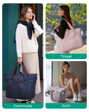BAGSMART Multifunctional Waterproof Foldable Laptop and Tote Bag