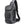 Grey and black crossbody bag with top handle, front pockets, and shoulder strap
