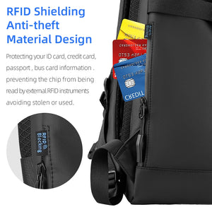 MARK RYDEN MR5748 Expandable Waterproof Travel Backpack with USB Charging Port