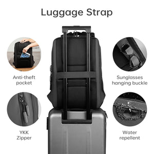 MARK RYDEN MR9103 Large Capacity Waterproof Travel Backpack with USB Charging Port