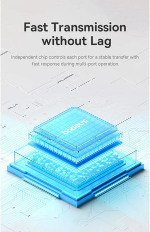 BASEUS UltraJoy Series 4in1 USB-A Multiport Adapter and USB Hub