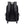 Black waterproof travel backpack with dual shoulder straps and top carry handle