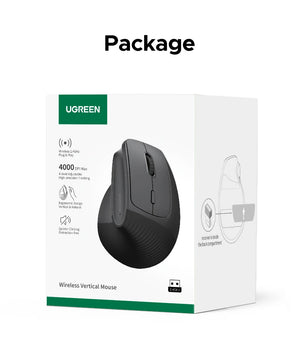 UGREEN M571 Dual-Mode Ergonomic Vertical Bluetooth Wireless Mouse