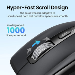 UGREEN M751 Hyper-Fast Scroll Ergonomic Bluetooth Wireless Mouse