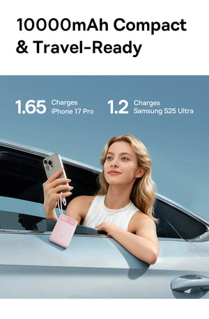 BASEUS EnerFill FC11 Digital Display Power Bank with Built-In Cable