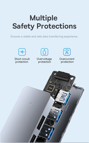 BASEUS UltraJoy Series 4in1 USB-A Multiport Adapter and USB Hub