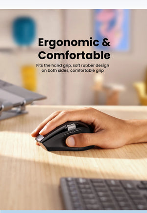 UGREEN M751 Hyper-Fast Scroll Ergonomic Bluetooth Wireless Mouse
