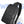 Black compact crossbody bag with lightweight travel design and dual zips