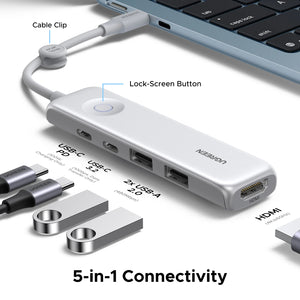 UGREEN 5in1 USB-C Multiport Adapter and USB Hub