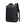 Black waterproof travel backpack with top handle and zippered front panel