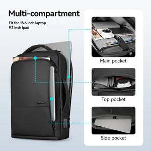 MARK RYDEN MR9533 Lightweight Waterproof Compact Backpack with USB Charging Port