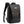 Black lightweight waterproof commuter backpack with top handle and front flap