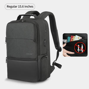 TIGERNU B3905 Large Capacity Waterproof Travel Backpack with USB Charging Port