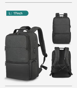 TIGERNU B3905 Large Capacity Waterproof Travel Backpack with USB Charging Port