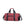 Red waterproof duffle bag with top handle, front zip, and adjustable shoulder strap