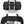 Black waterproof duffle bag with luggage-style handle and open interior storage