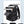 Black waterproof backpack with front zipper pocket, side compartment, and wet-storage pocket