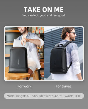 MARK RYDEN MR9813 Compact Lightweight Durable Waterproof Laptop Backpack