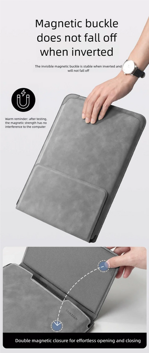 TAIKESEN Multifunctional Lightweight Magnetic Laptop and Tablet Sleeve with Stand