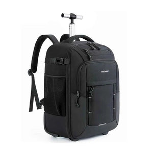 BAGSMART Large Capacity Waterproof Wheeled Travel Backpack