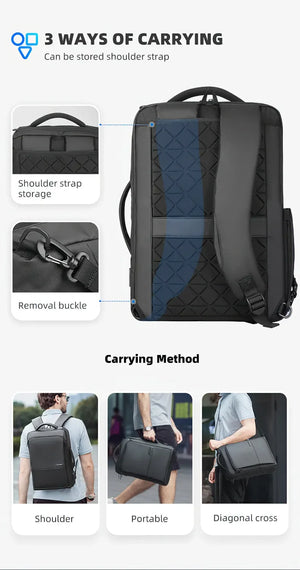 MARK RYDEN MR9533 Lightweight Waterproof Compact Backpack with USB Charging Port