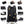 Black hiking backpack with padded back straps, buckles, and breathable mesh panel