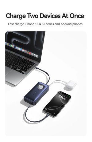 BASEUS EnerCore CR11 Power Bank with Built-In Retractable Cable