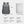 Grey compact backpack sized to fit 15.6-inch laptop with front zip pocket
