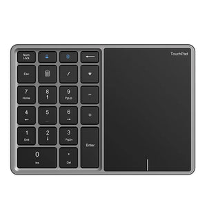 JOMAA Mini Rechargeable Wireless Numeric Keypad with Touchpad