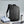Black extra-large capacity travel backpack with front zip organizer and carry handles