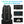 Black travel backpack with luggage strap and anti-theft pocket