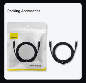 BASEUS Minimalist Series 100W USB-C to USB-C Fast Charging Cable