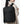 Black compact waterproof backpack with zippered front panel and adjustable shoulder straps