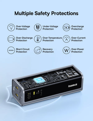 BASEUS EnerGeek GR12 Portable Power Bank with Smart Digital Display
