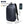 Blue backpack with front panel, padded shoulder straps, and side USB charging port