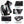 Black travel backpack with side storage, padded laptop compartment, and anti-theft pocket.